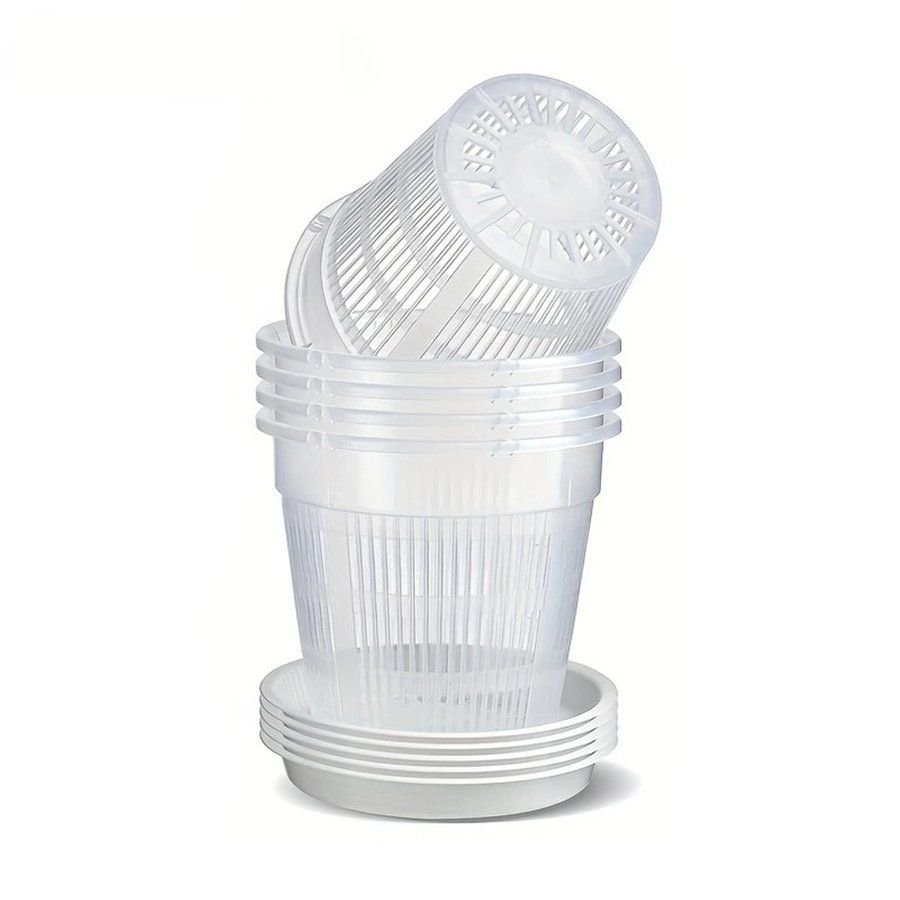 Breathe-Easy Orchid Pots, Five Pack
